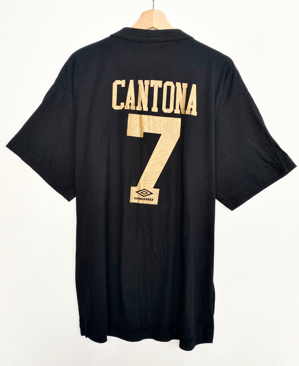 90s Umbro Manchester United Cantona T-shirt (XL) – Red Cactus Vintage