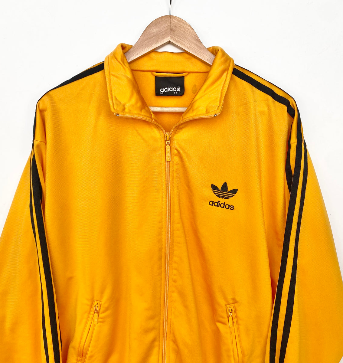 Vintage yellow adidas sales jacket