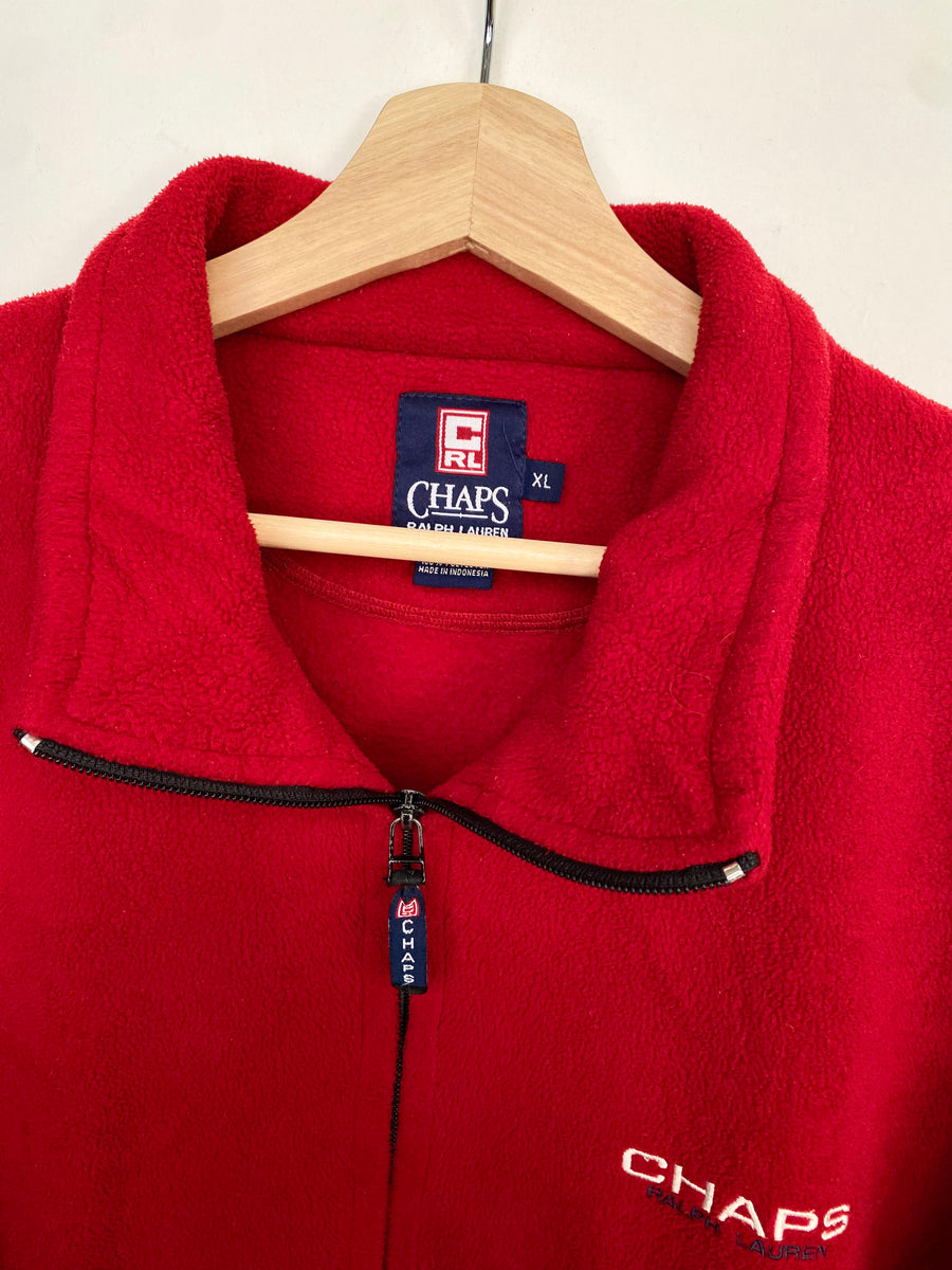 Chaps Ralph Lauren Fleece (XL) – Red Cactus Vintage