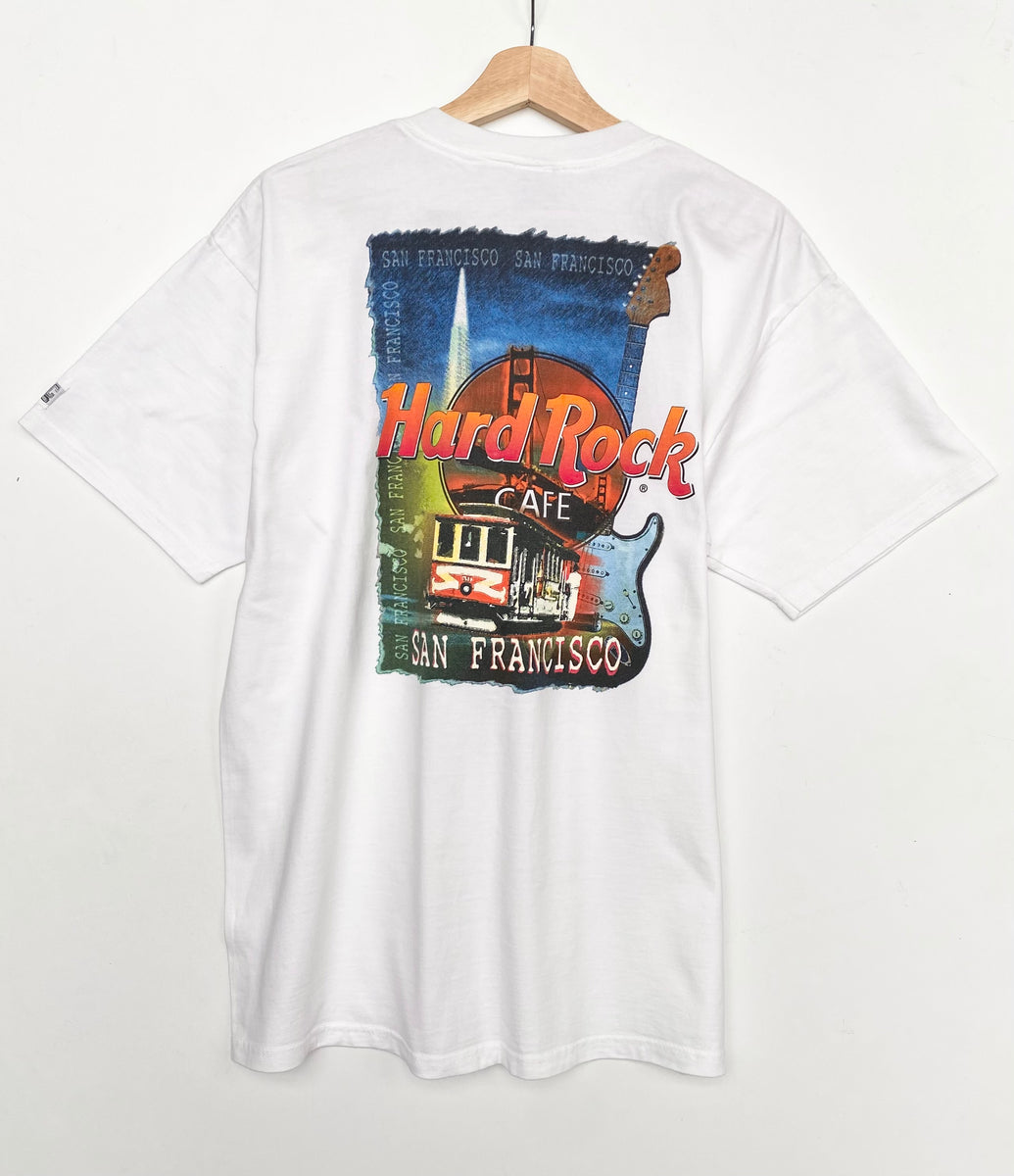 90'S HARD ROCK CAFE Advertising T-shirt Made in USA Men's XL Vintage /eaa320563