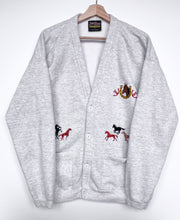 Load image into Gallery viewer, Horse Embroidered cardigan (XL)