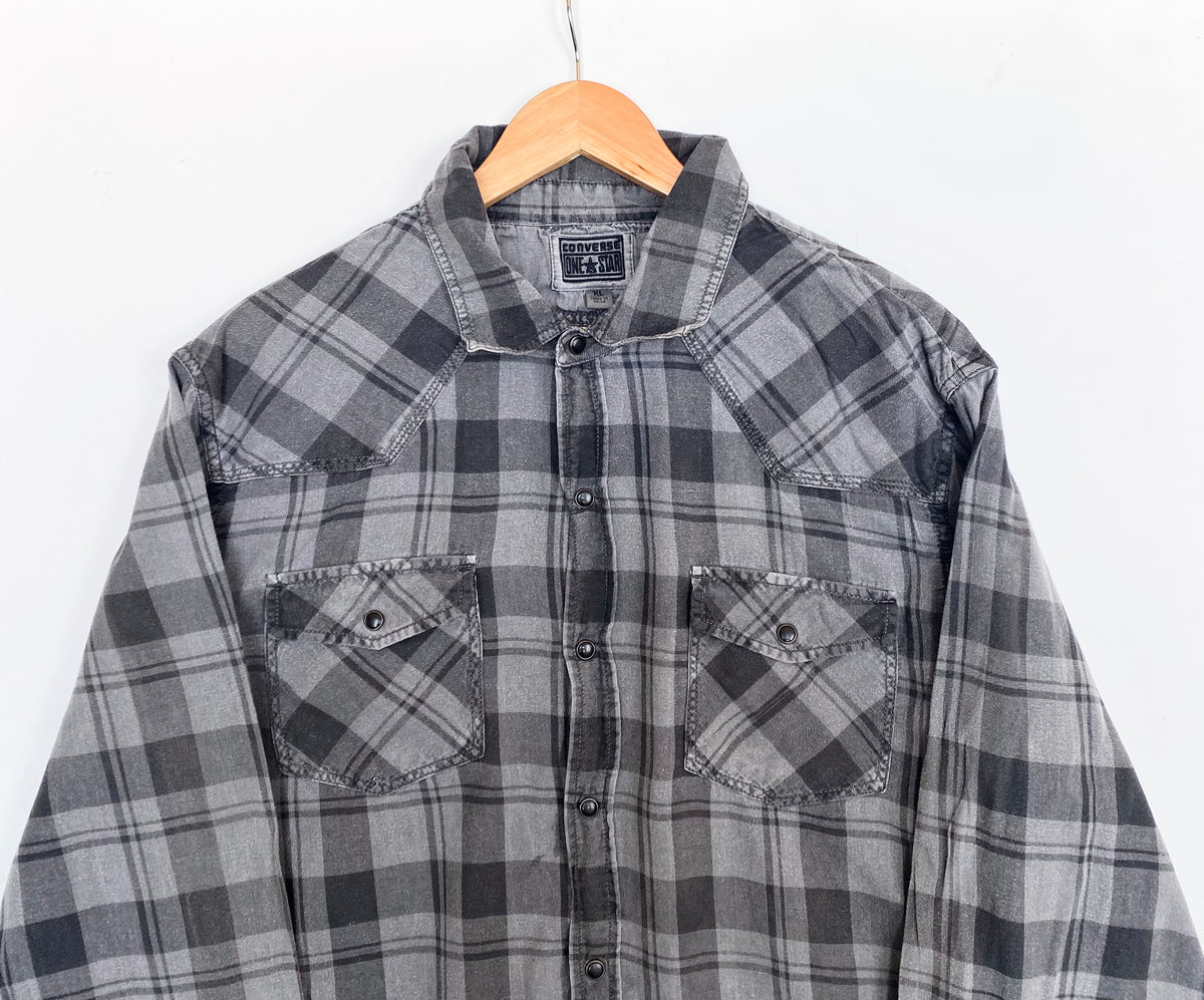 Converse flannel online shirt