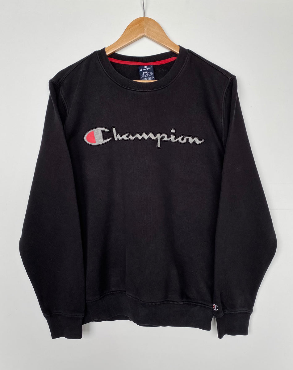 Champion sweatshirt S Black Red Cactus Vintage