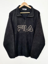 Load image into Gallery viewer, 90s Fila 1/4 zip fleece (XL)