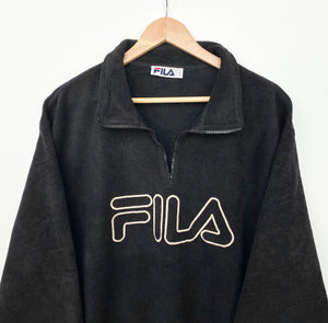 90s Fila 1/4 zip fleece (XL)