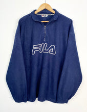 Load image into Gallery viewer, 90s Fila 1/4 Zip Fleece (XL)
