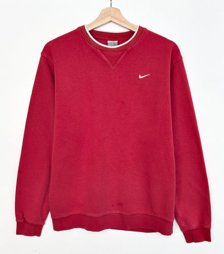 red vintage nike sweatshirt