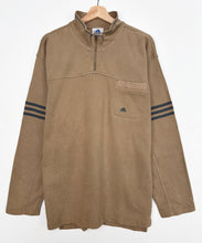Load image into Gallery viewer, 90s Adidas 1/4 Zip Sweatshirt (M)