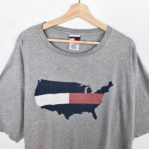 90s Tommy Hilfiger T-shirt (2XL)