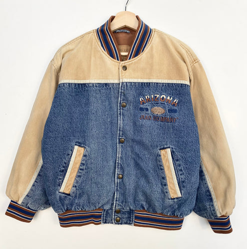 90s Arizona Denim Bomber Jacket (S)
