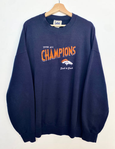 90s Lee NFL Denver Broncos Sweatshirt (2XL)