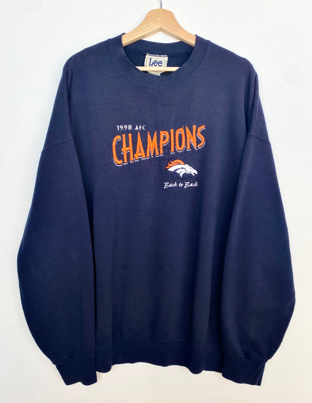 90s Lee NFL Denver Broncos Sweatshirt (2XL)