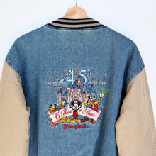 Load image into Gallery viewer, 90s Disneyland Denim Bomber Jacket (M)