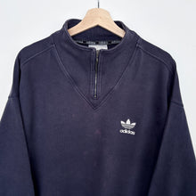 Load image into Gallery viewer, 90s Adidas 1/4 Zip Sweatshirt (XL)