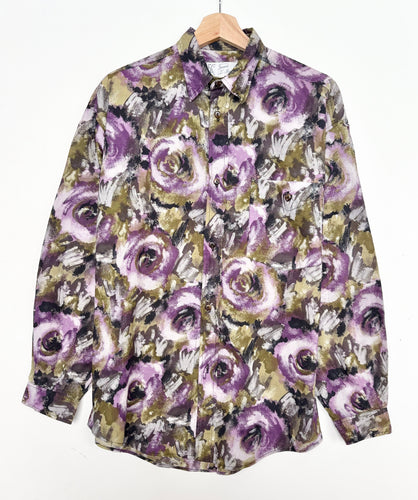 90s Crazy Print Shirt (M)