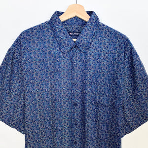 90s Crazy Print Shirt (XL)