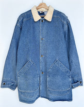 Load image into Gallery viewer, 90s Disney Mickey Mouse Denim Jacket (L)