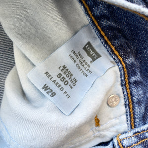 90s Levi’s 550 Denim Shorts W29