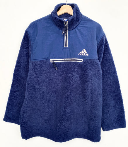 90s Adidas 1/4 Zip Fleece (M)