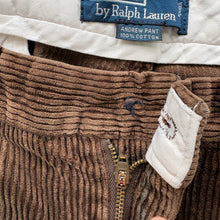 Load image into Gallery viewer, 90s Ralph Lauren Jumbo Cords W34 L32