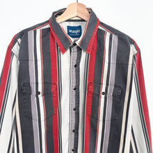 Load image into Gallery viewer, 90s Wrangler Striped Shirt (L)