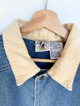 Load image into Gallery viewer, 90s Disney Mickey Mouse Denim Jacket (L)