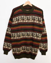 Load image into Gallery viewer, 90s Alpaca Grandad Jumper (M)