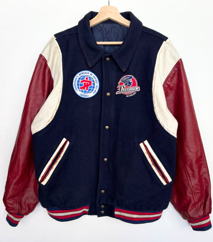 80s Patriots American College Varsity Jacket (L)