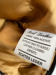 90s Real Leather Heavy Jacket (XL)