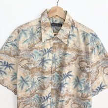 Load image into Gallery viewer, 90s Hawaiian Crazy Print Shirt (L)