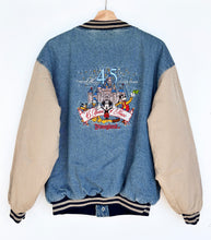 Load image into Gallery viewer, 90s Disneyland Denim Bomber Jacket (M)