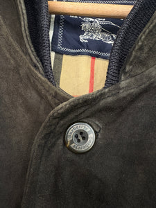 90s Burberry Suede Jacket (M)