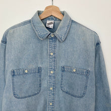 Load image into Gallery viewer, 90s Looney Tunes Denim Shirt (M)