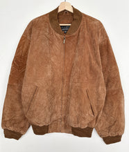 Load image into Gallery viewer, 90s Suede Bomber Jacket (XL)