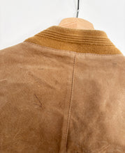 Load image into Gallery viewer, 90s Suede Bomber Jacket (L)