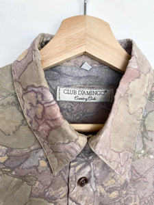 90s Crazy Print Shirt (L)