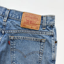 Load image into Gallery viewer, Women’s 90s Levi’s 550 Denim Shorts W29