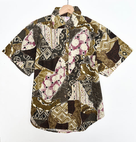 90s Crazy Print Shirt (S)