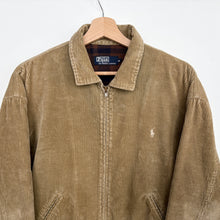 Load image into Gallery viewer, 90s Ralph Lauren Corduroy Harrington Jacket (M)