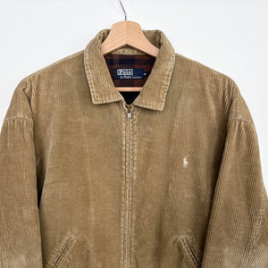 90s Ralph Lauren Corduroy Harrington Jacket (M)