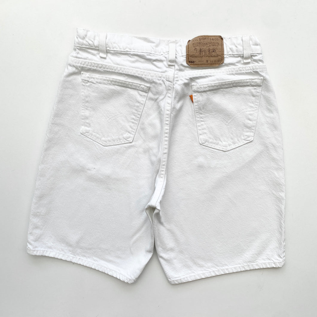 90s Levi’s 560 Denim Shorts W34
