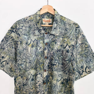 90s Crazy Print Shirt (XL)