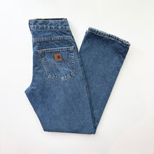Load image into Gallery viewer, Carhartt Fleece Lined Jeans W28 L32
