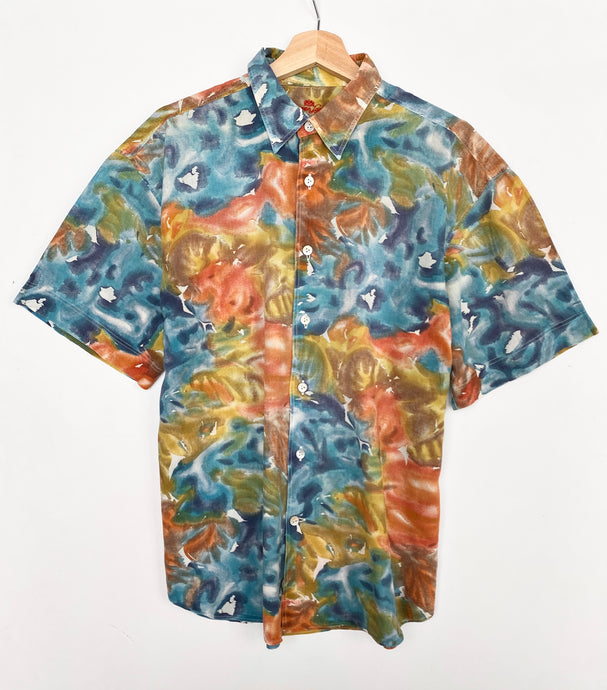 90s Crazy Print Shirt (M)