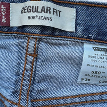 Load image into Gallery viewer, Levi’s 505 W30 L30
