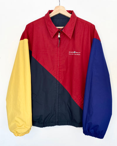 90s Chaps Ralph Lauren Reversable Harrington Jacket (XL)