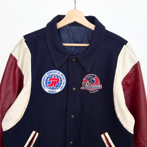 80s Patriots American College Varsity Jacket (L)