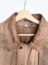 Load image into Gallery viewer, 90s Real Leather Heavy Jacket (L)