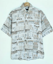 Load image into Gallery viewer, 90s Abstract Crazy Print Shirt (M)