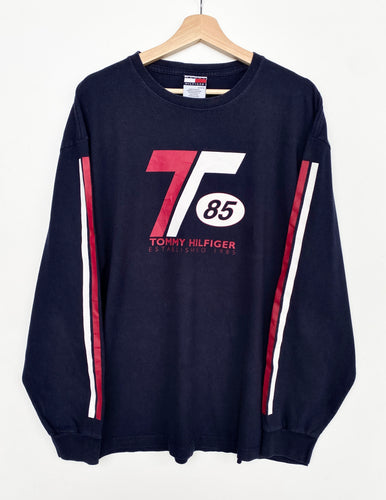 90s Tommy Hilfiger Long Sleeve T-shirt (XL)